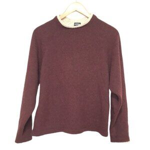 KUHL Women's Stovepipe Fleece Sweater size Medium burgundy